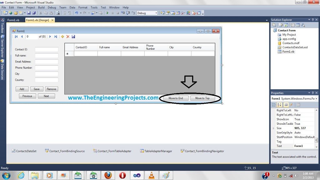 Button Control in VB Database The Engineering Projects