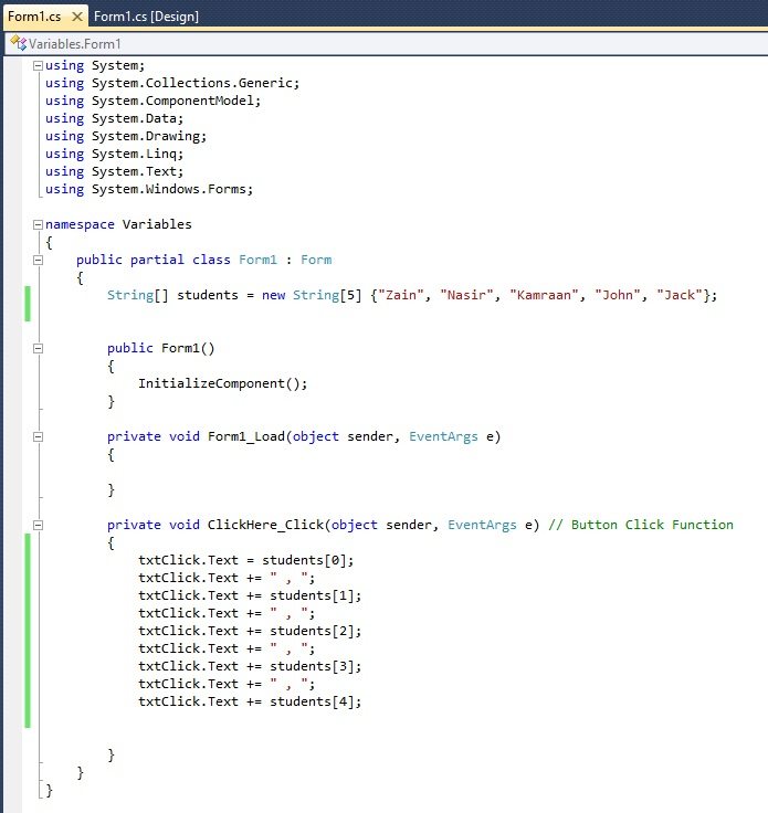c# array, C# arrays, array c#, how to use c# array, c# array use, array in c#