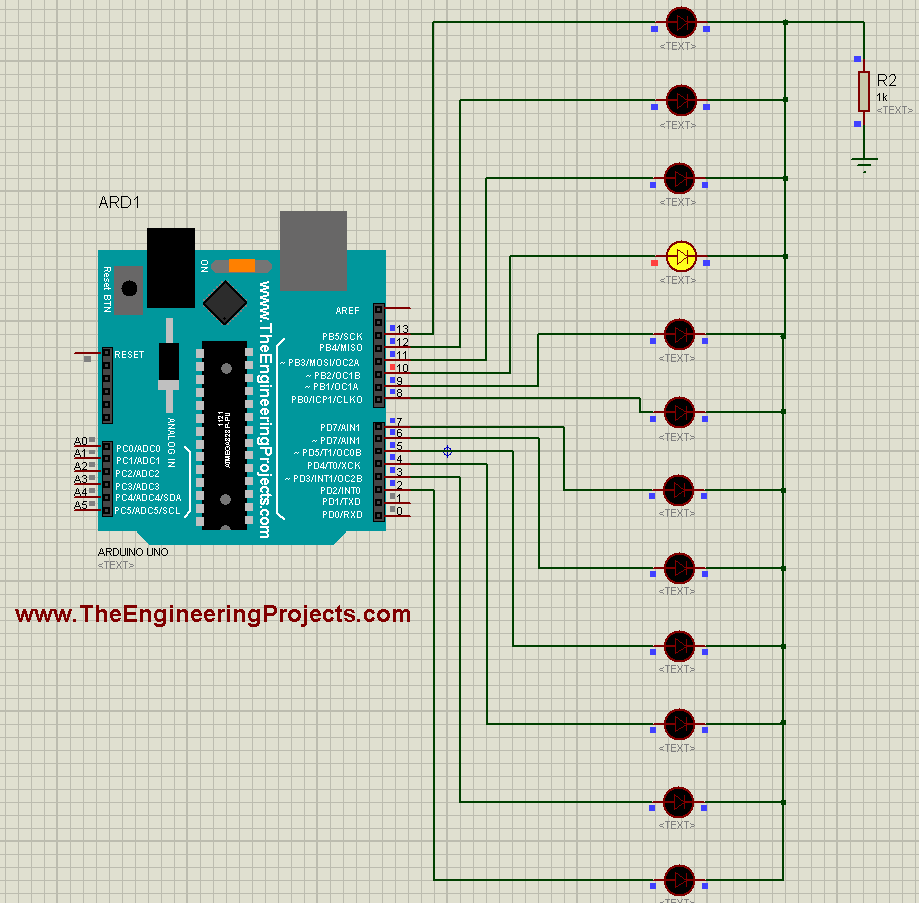 arduino led, arduino led example, led example in arduino, led arduino