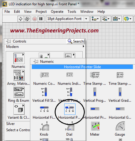 Temperature sensing using NI LabVIEW, Temperature level indication in LabVIEW, Temperature level detector in LabVIEW, Sensing different levels of temperature in LabVIEW, How to differentiate between different levels of temperature