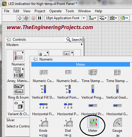 Temperature sensing using NI LabVIEW, Temperature level indication in LabVIEW, Temperature level detector in LabVIEW, Sensing different levels of temperature in LabVIEW, How to differentiate between different levels of temperature