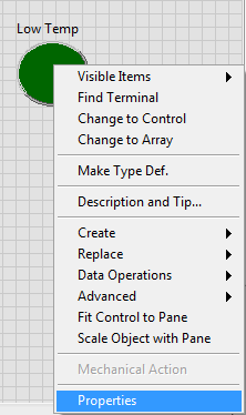 Temperature sensing using NI LabVIEW, Temperature level indication in LabVIEW, Temperature level detector in LabVIEW, Sensing different levels of temperature in LabVIEW, How to differentiate between different levels of temperature