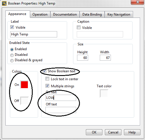 Temperature sensing using NI LabVIEW, Temperature level indication in LabVIEW, Temperature level detector in LabVIEW, Sensing different levels of temperature in LabVIEW, How to differentiate between different levels of temperature
