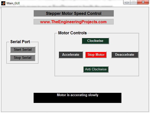 Stepper motor speed control using matlab, stepper motor speed control in matlab, Matlab to control the stepper motor speed, How to control speed of the stepper motor using Matlab, Stepper motor speed control with Matlab