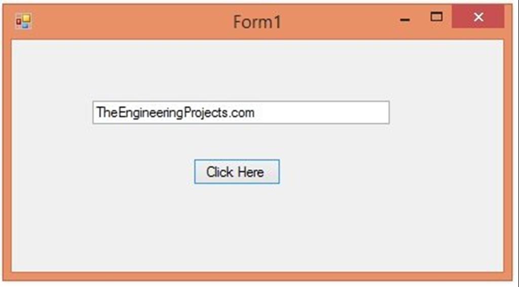 How to use C# String Variables - The Engineering Projects