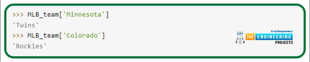 Dictionaries in Python - The Engineering Projects