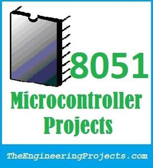 8051 projects, 8051 student projects, 8051 microcontroller projects, projects on 8051, 8051 student project