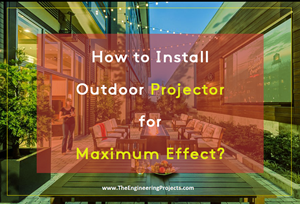how to install outdoor projector for maximum effect, outdoor projectors tuning