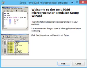 installation of Emu8086, Emu8086 installation, setup for Emu8086,Emu8086 for windows