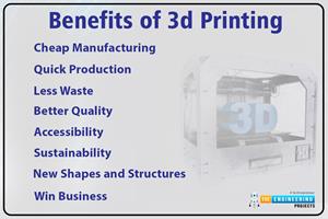 benefits of 3D printing, advantages of 3d printing