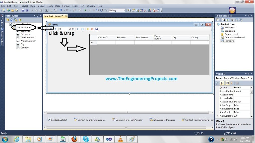 Create Database In Microsoft Visual Studio The Engineering Projects