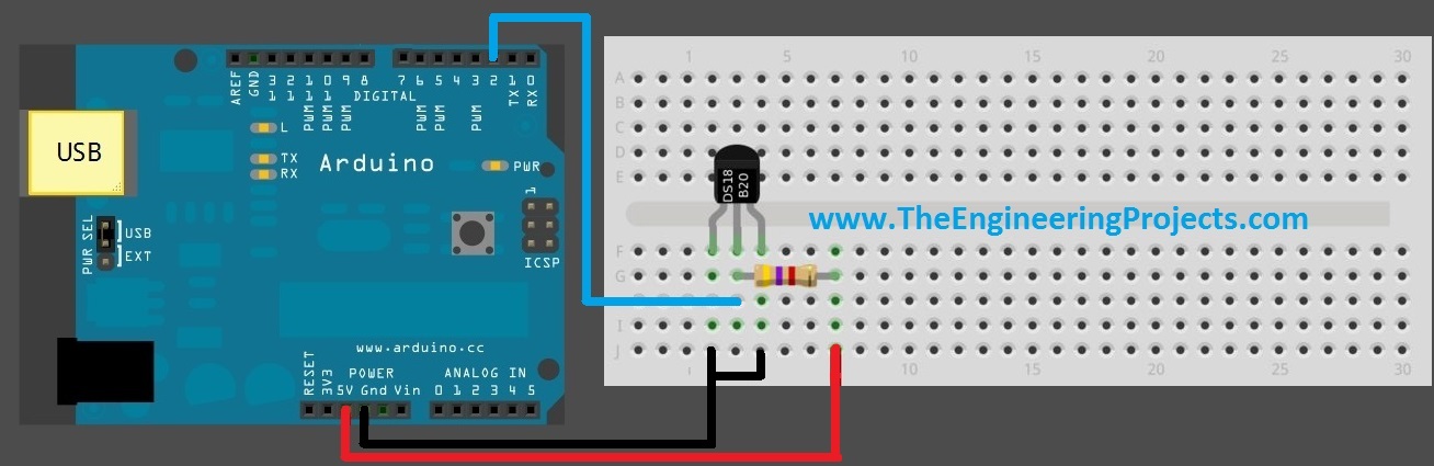 18B20 with arduino,18b20 arduino code, 18b20 arduino library, temperture sensor with arduino, dallas 18b20 arduino