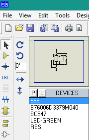 LED Dimming with 555timer, LED dimming in proteus, 555timer simulation in proteus,Proteus simulation of 555 timer