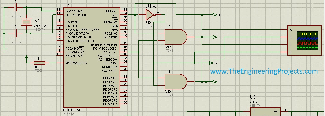 pure sine wave in proteus, pure sine wave inverter proteus simulation, pure sine wave proteus design