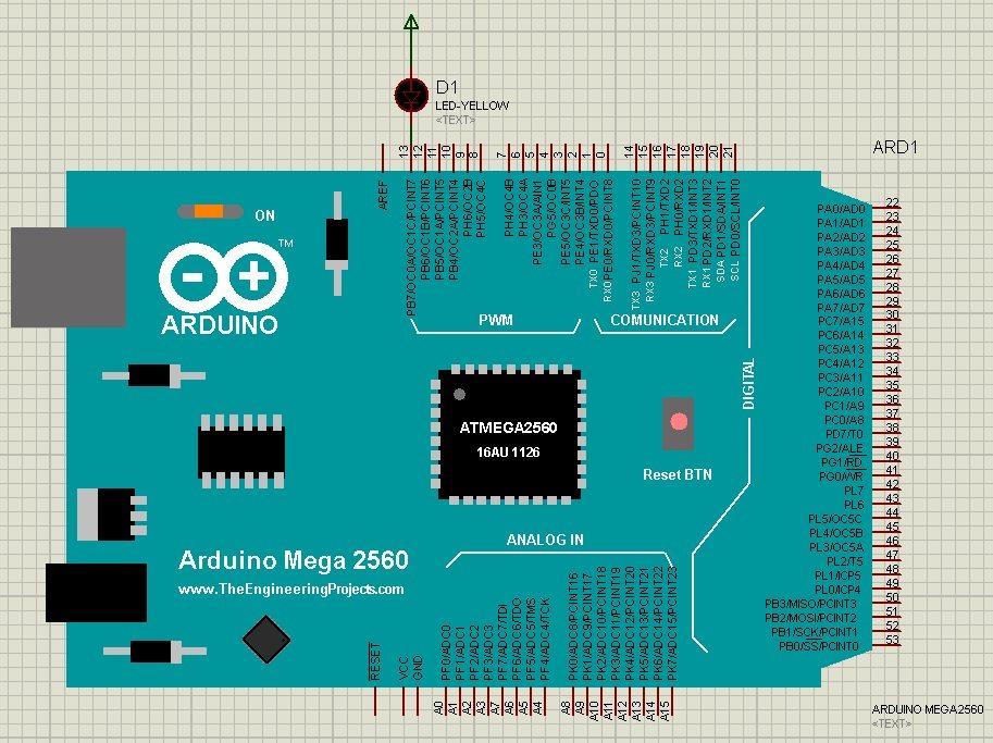 arduino mega for proteus 8 professional