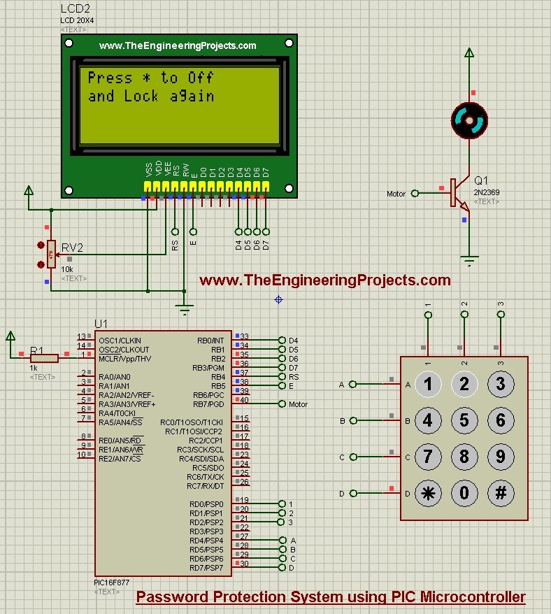 Keypad Program For Pic16f84a