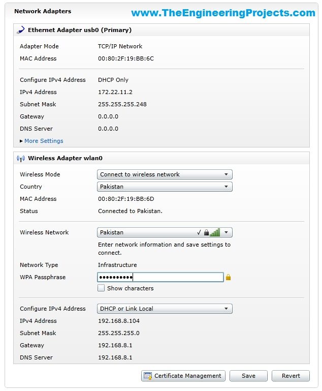 how to configure NI MyRio on Wifi