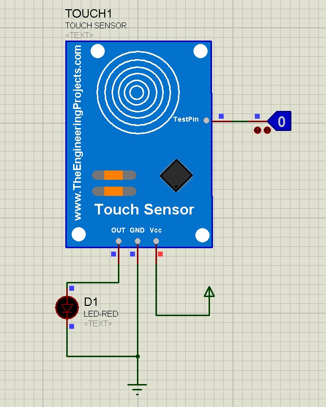 Capacitive Touch Sensor Library for Proteus, touch sensor for proteus, touch sensor in proteus, proteus touch sensor