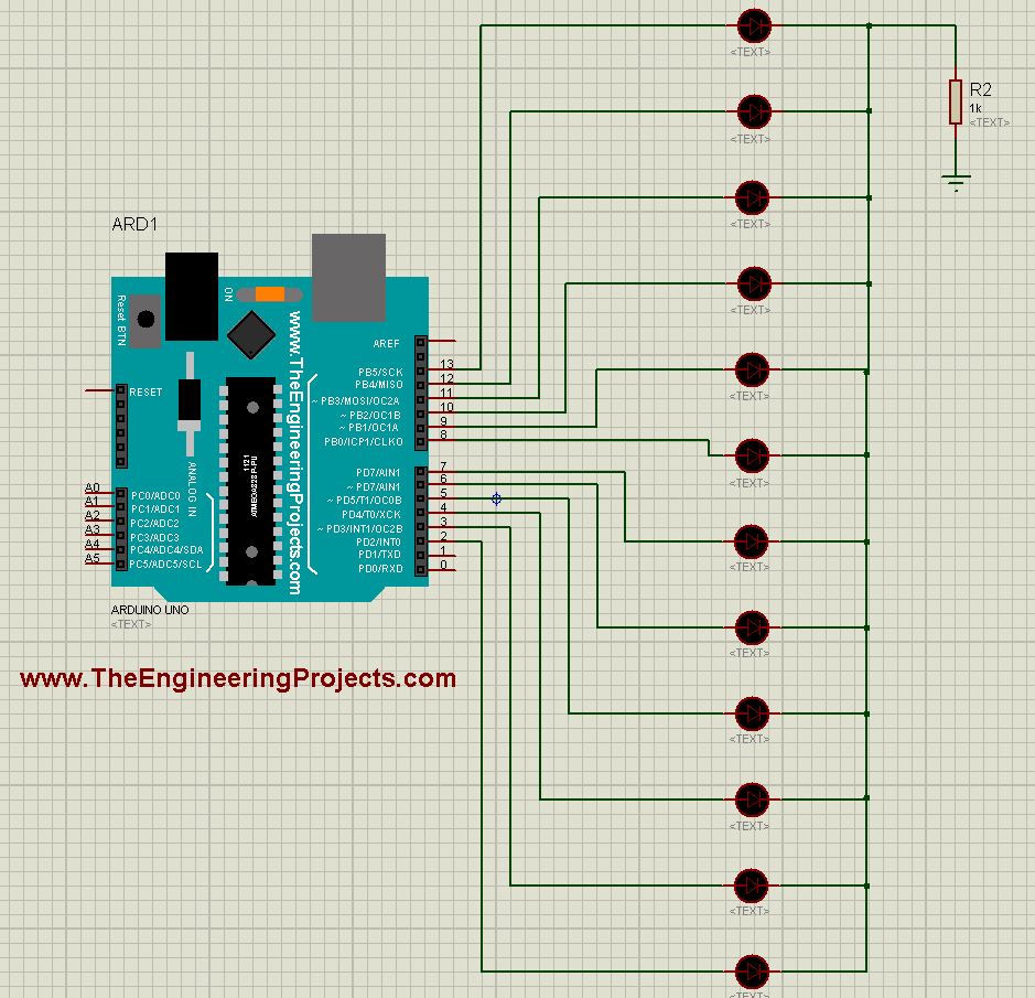 arduino led, arduino led example, led example in arduino, led arduino