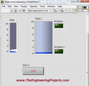 Water Level Detector in LabVIEW - The Engineering Projects
