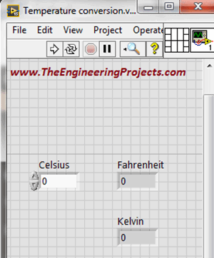 Temperature conversion in LabVIEW 2015, Temperature conversion in LabVIEW, Celsius to Fahrenheit conversion, Simple temperature conversion in NI LabVIEW, How to make temperature conversion program in LabVIEW, Make temperature conversion in LabVIEW 2015