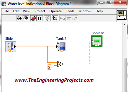 Creating Water Level Detector using NI LabvIEW 2015, Water Level Detector in LabVIEW, How to create a water level detector in LabVIEW 2015, Water level detector using LabVIEW 2015, how to build water level detector in LabVIEW