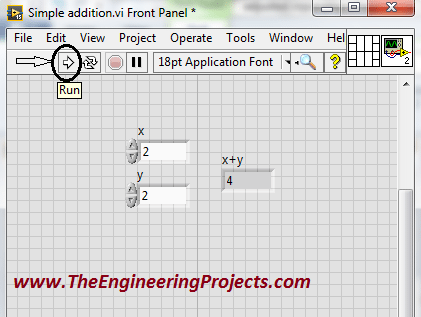 Creating your first program in LabVIEW, Programming with the LabVIEW, Using LabvVIEW for the first time, How to use LabVIEW, How to make a simple logic in LabVIEW