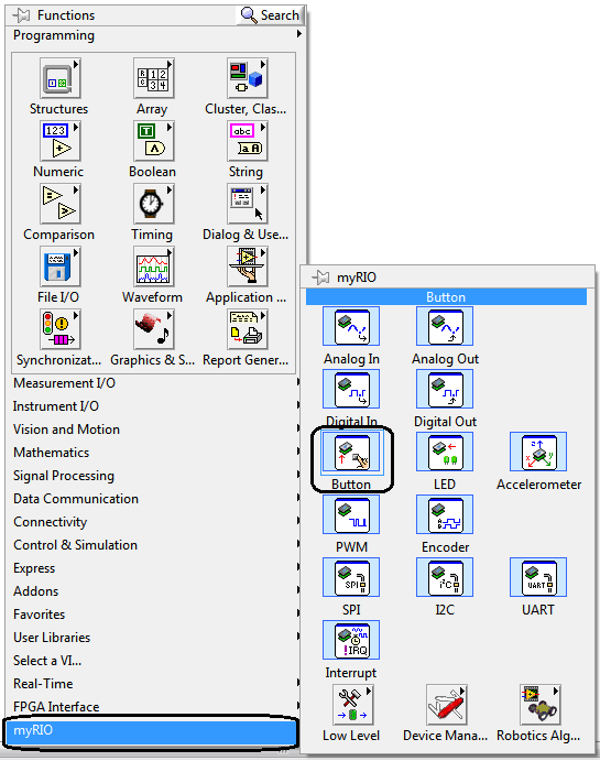 Creating First Program with myRIO, Creating First Program using myRIO, First Program with myRIO, myRIO programming, myRIO programming, programming with myRIO