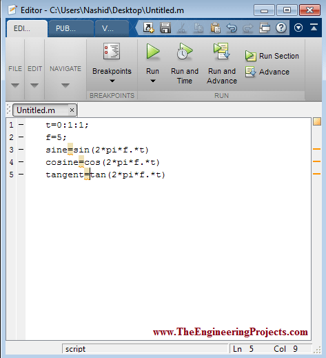 Using trig functions in matlab - sherygps