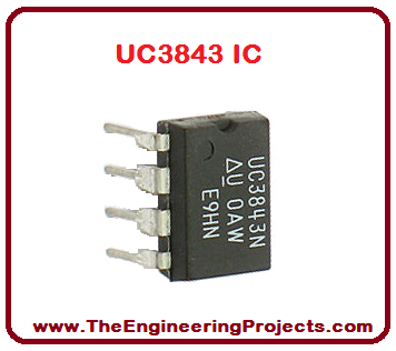 UC3843 Pinout, UC3843 basics, basics of UC3843, getting started with UC3843, how to get start UC3843, UC3843 proteus, Proteus UC3843, UC3843 Proteus simulation