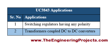 UC3843 Pinout, UC3843 basics, basics of UC3843, getting started with UC3843, how to get start UC3843, UC3843 proteus, Proteus UC3843, UC3843 Proteus simulation