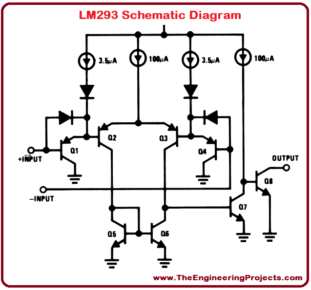 LM293 Pinout, LM293 basics, basics of LM293, getting started with LM293, how to get start LM293, LM293 proteus, Proteus LM293, LM293 Proteus simulation