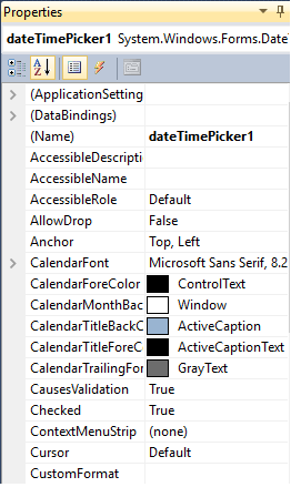 C# datetimepicker control, introduction to C# datetimepicker, intro to C# datetimepicker control, basics of C# datetimepicker control