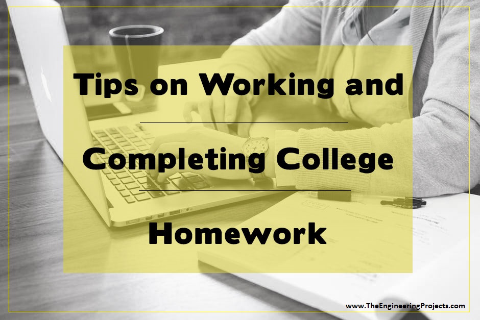 college homework heading
