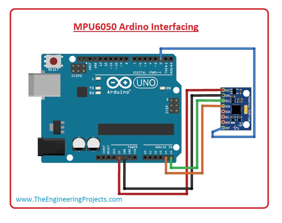 Introduction to MPU6050 - The Engineering Projects