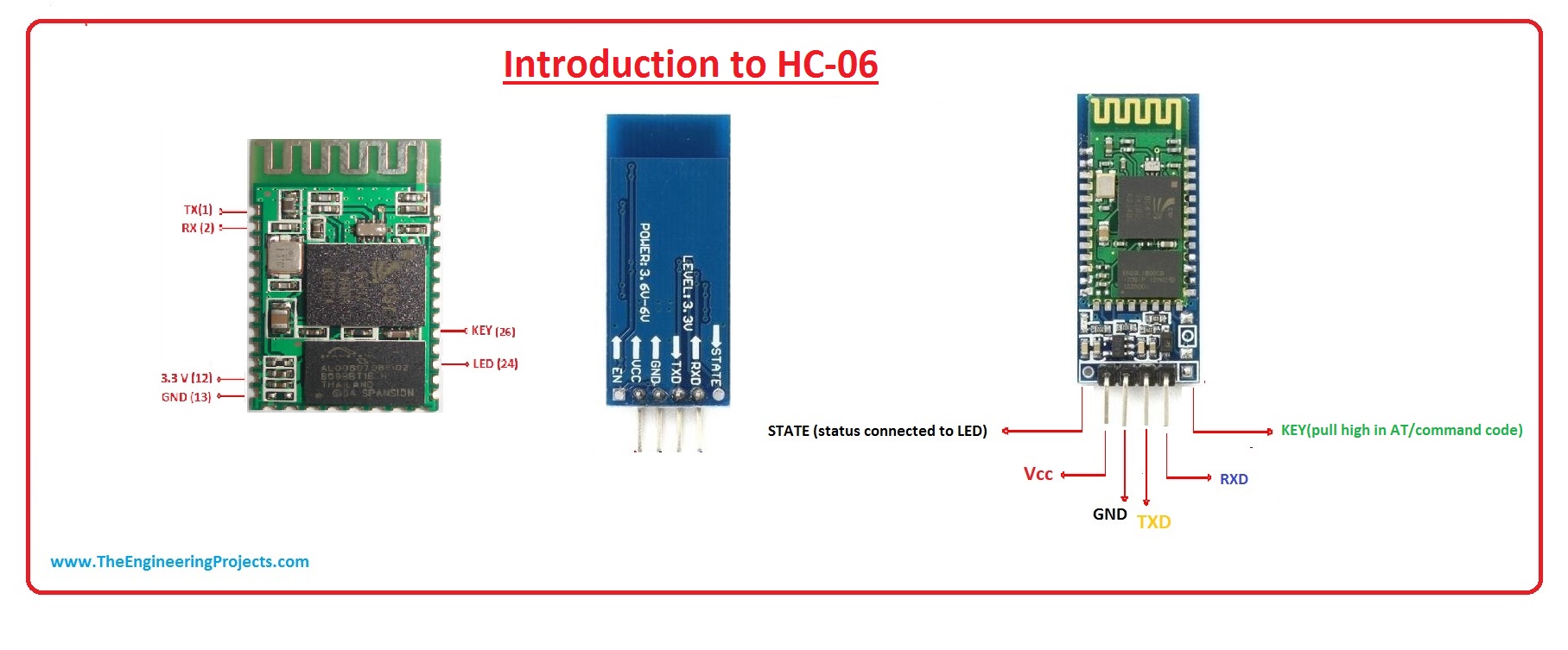 Hc 06 Bluetooth Module Pinout