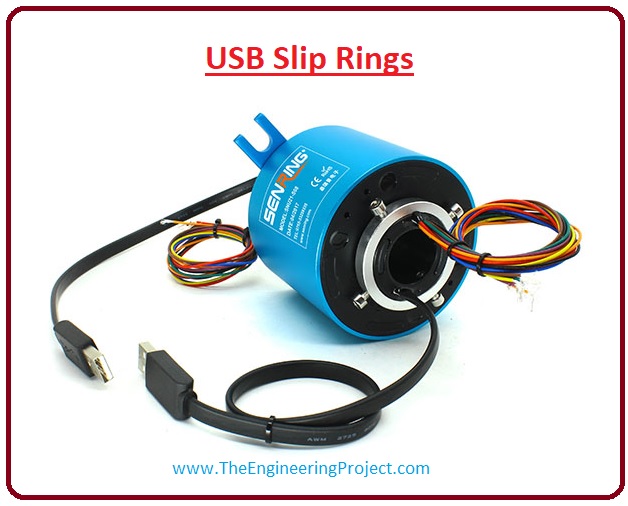 Types and Usage of the Slip Rings,, Wireless Slip Rings,, Pancake Slip Rings, Mercury Wetted – Slip Rings, Pneumatic slip ring, Fiber optic slip rings, USB slip rings, Ethernet slip rings slip ring