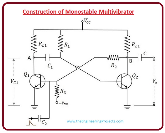 What Is Monostable Multivibrator The Engineering Projects