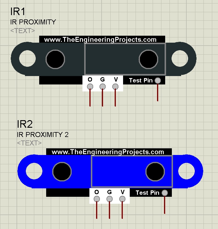 sensor infrared proteus