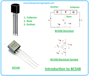 bc548 pinout bc548 pinout