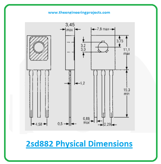Introduction to 2sd882, 2sd882 pinout, 2sd882 power ratings, 2sd882 applications
