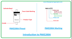 Introduction to p6ke200a, p6ke200a pinout, p6ke200a power ratings, p6ke200a applications