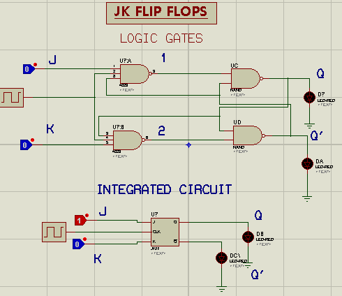 Circuit Diagram Of Jk Flip Flop