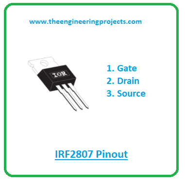 Introduction to irf2807, irf2807 pinout, irf2807 features, irf2807 applications