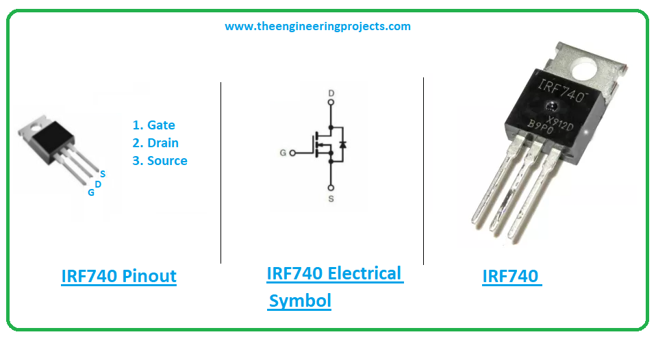 IRF740 MOSFET N-CHANNEL Transistor 10 A 400 V IRF740B 740B T0220