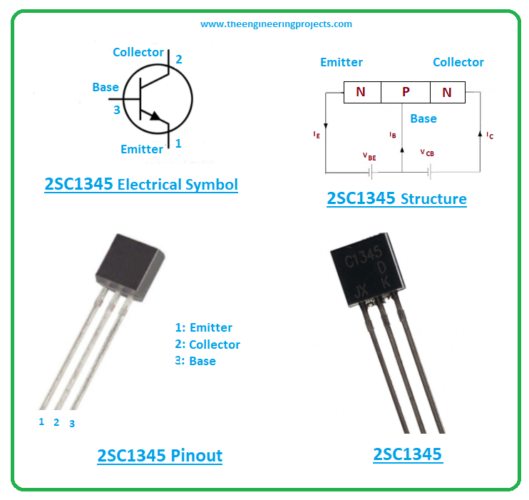 2sc1345 npn transistor, 2sc1345 datasheet, 2sc1345 pinout, 2sc1345 equivalents, 2sc1345 power ratings, 2sc1345 applications