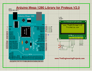 Arduino Mega 1280 Library for Proteus V2.0, Arduino Mega 1280 Proteus library