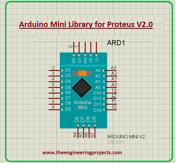 Arduino Mini Library for Proteus V2.0, Arduino Mini Proteus Library