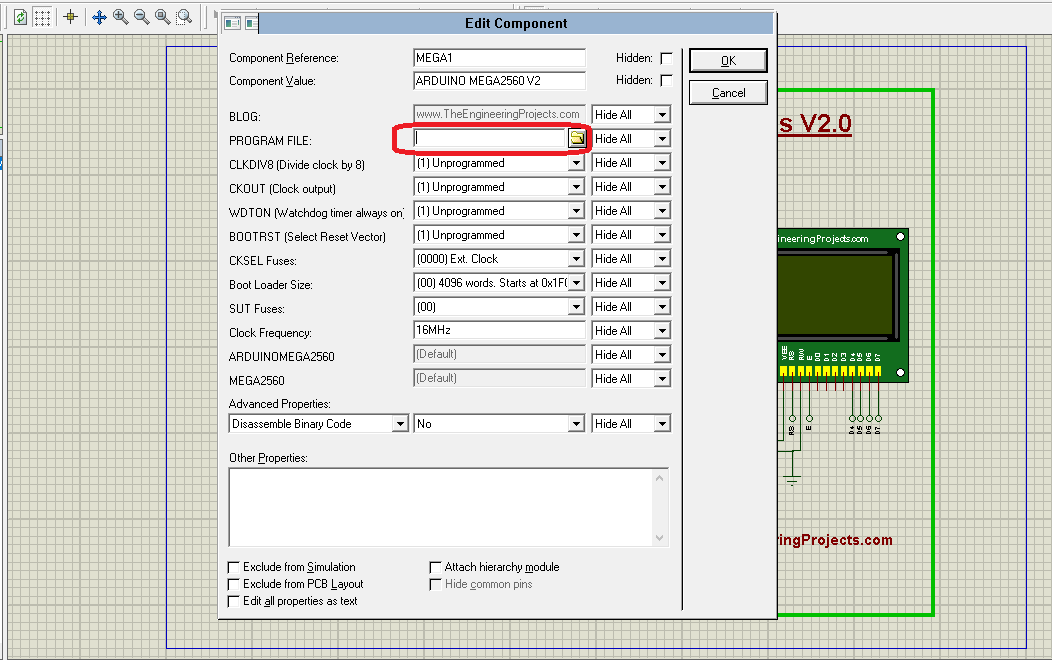 Arduino Mega 2560 Library for Proteus V2.0, Arduino Mega 2560 Proteus library