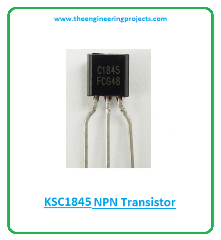ksc1845 npn transistor, ksc1845 datasheet, ksc1845 pinout, ksc1845 equivalents, ksc1845 power ratings, ksc1845 applications